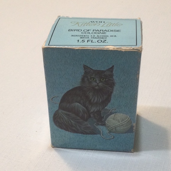 Avon Kitten Little Bottle in Box VGC Vintage - Picture 2 of 8